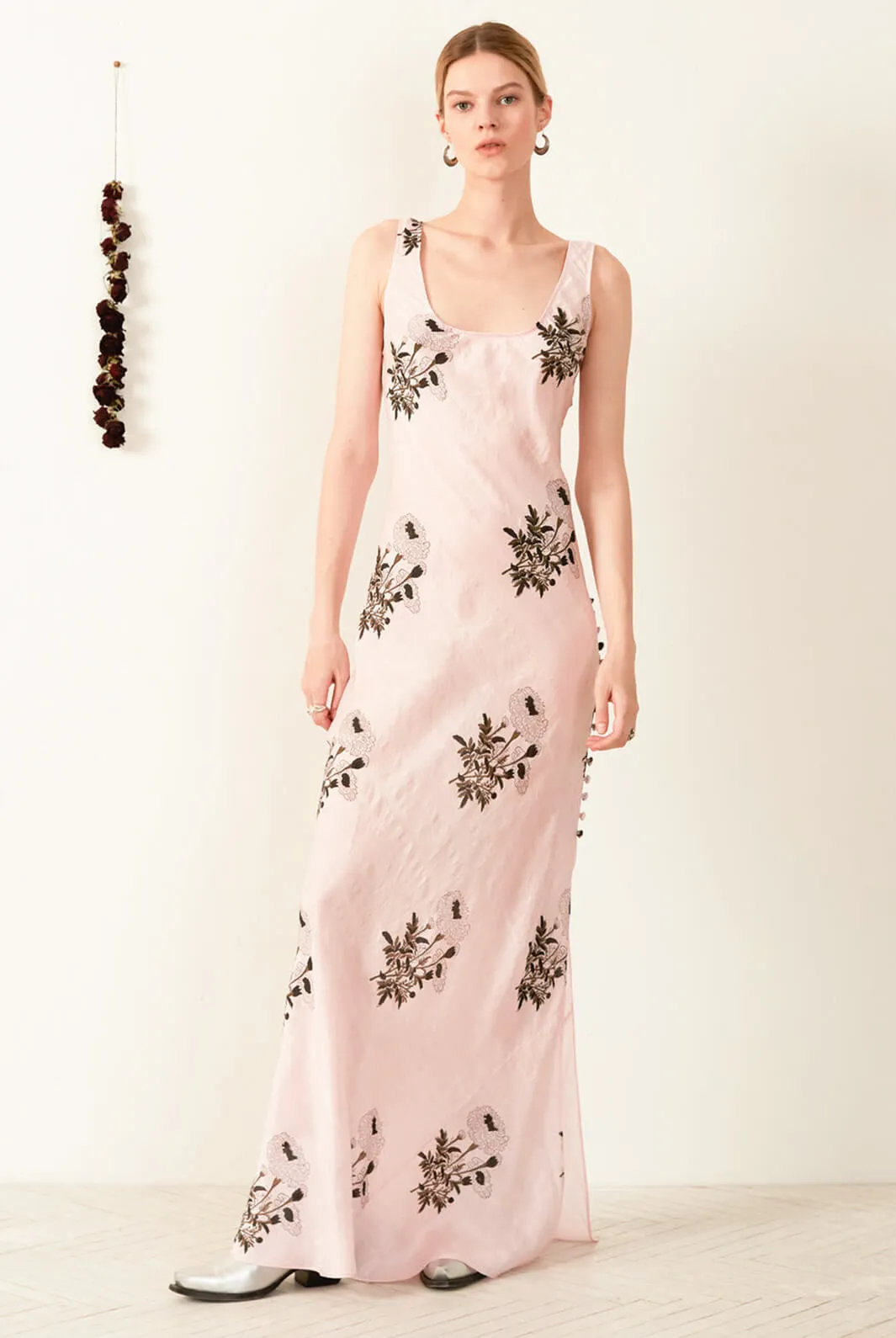 Adele Anemone Silk Dress