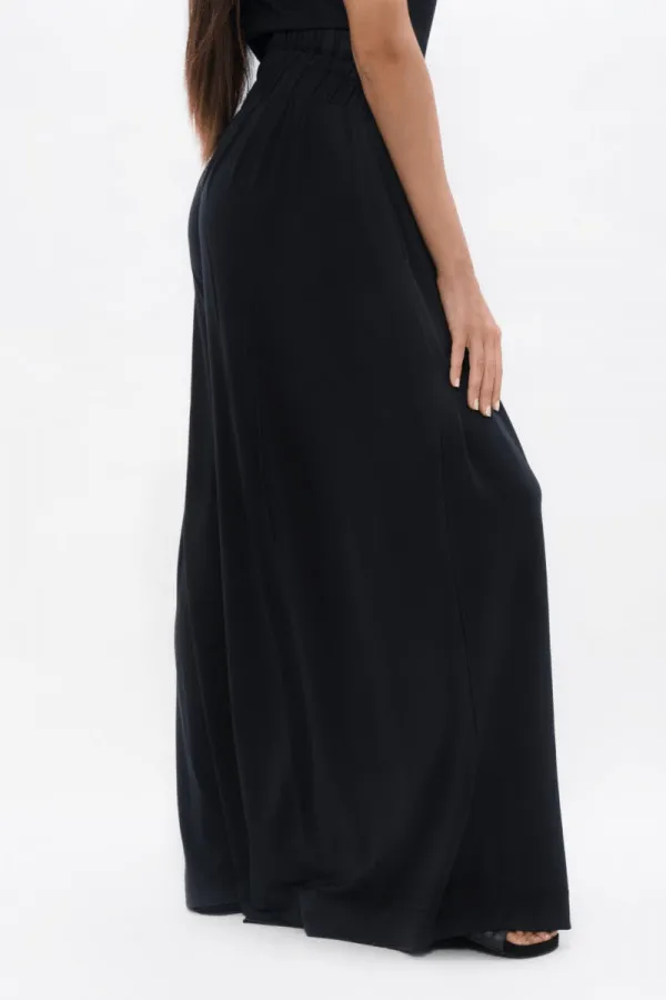 Ankara ESB Palazzo Jogger in Black Sand