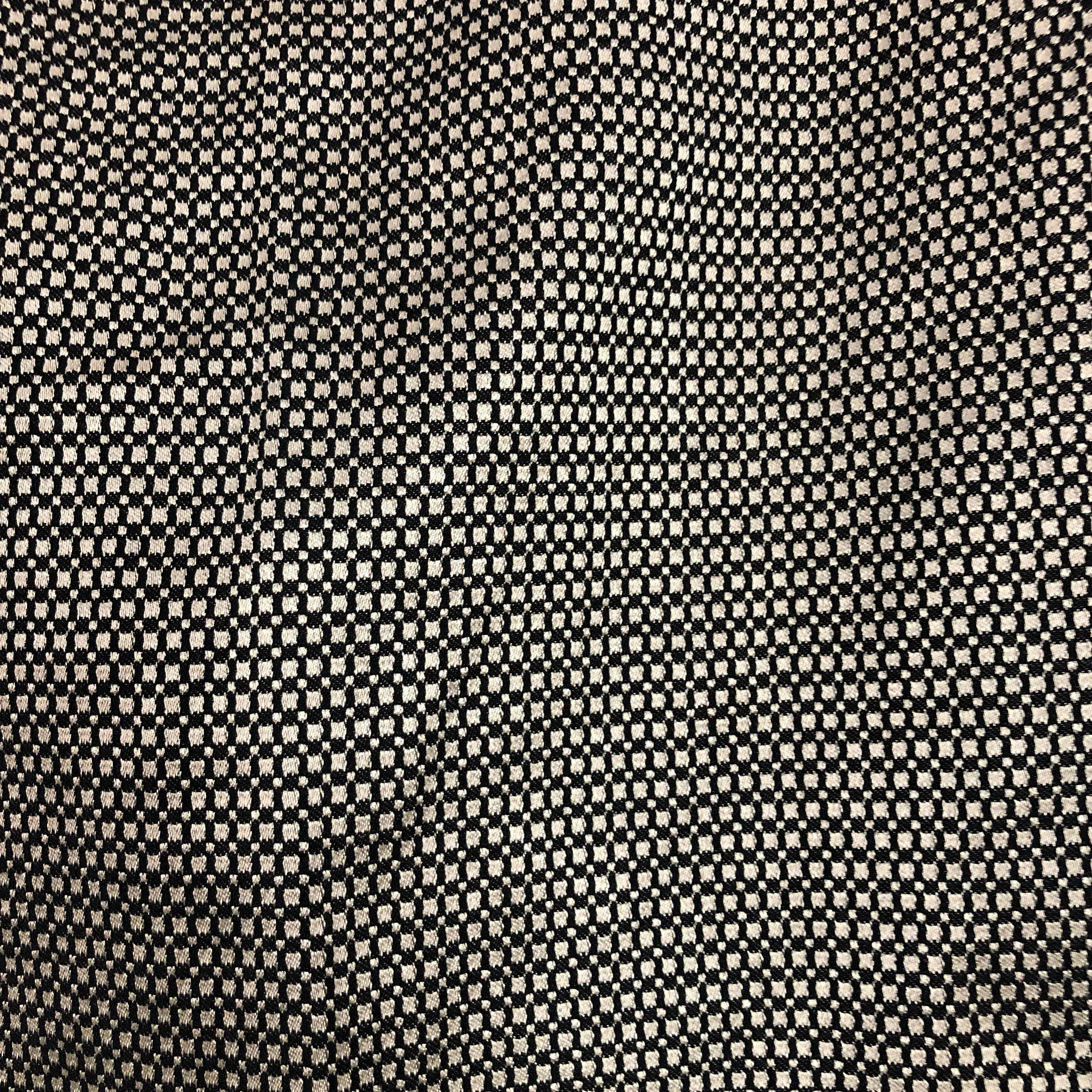 Ann Taylor Petite Small Check Metallic Pencil Skirt- Size 4P