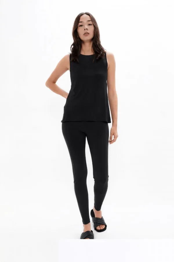 Brussels BRU Sports Tank Top in Black Sand