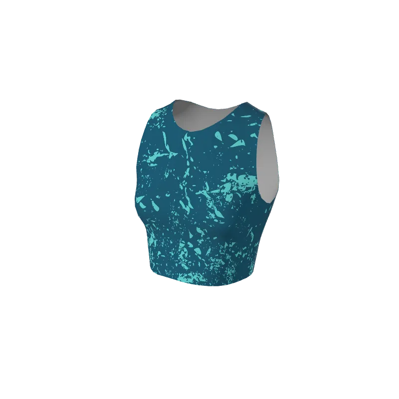 Custom Grunge Sleeveless Crop Top