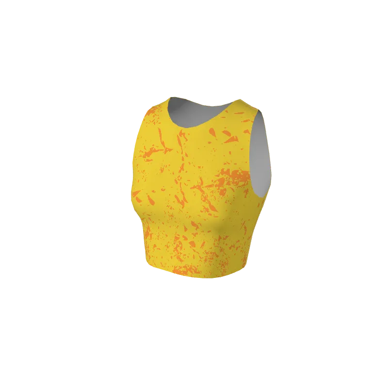 Custom Grunge Sleeveless Crop Top