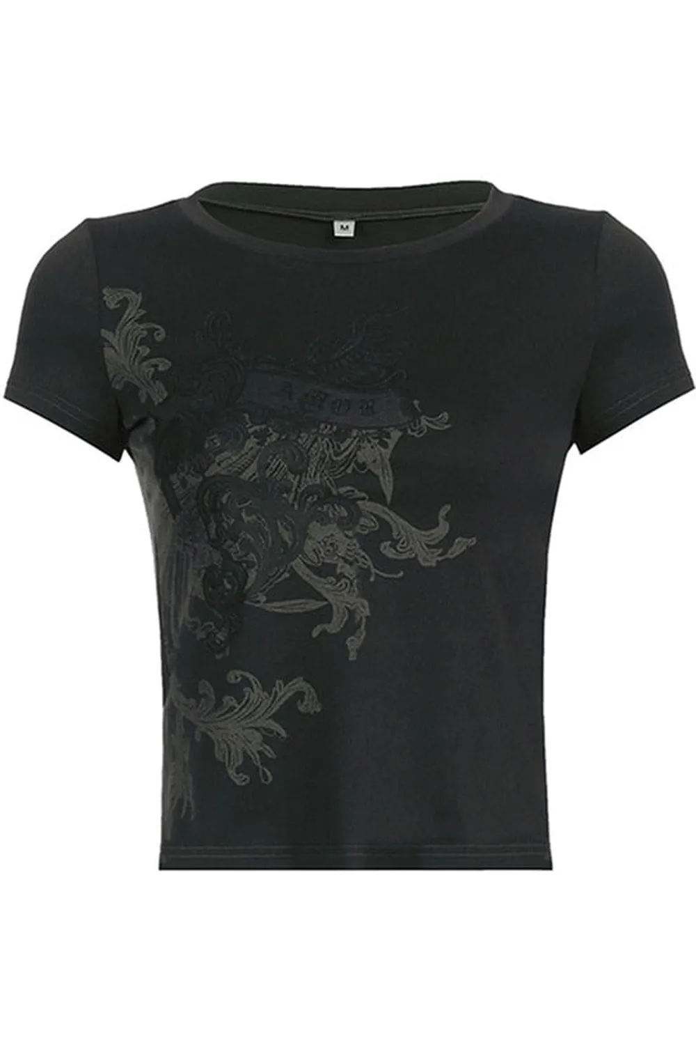 Fairy Grunge Floral Print T-shirt