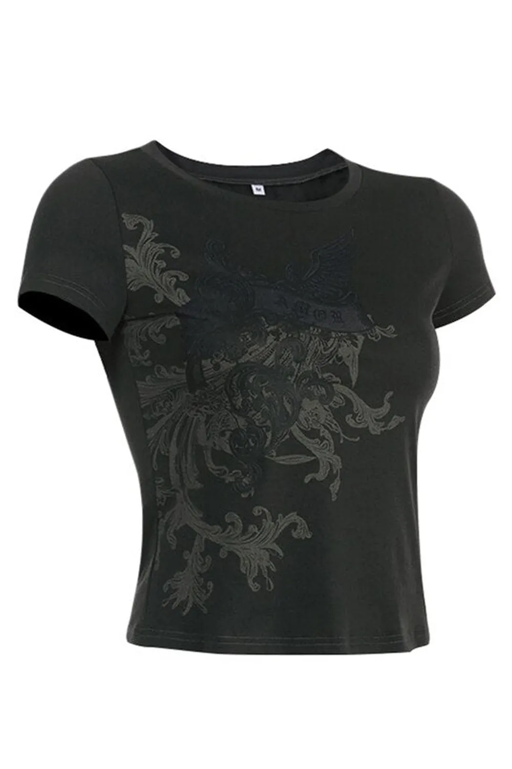 Fairy Grunge Floral Print T-shirt