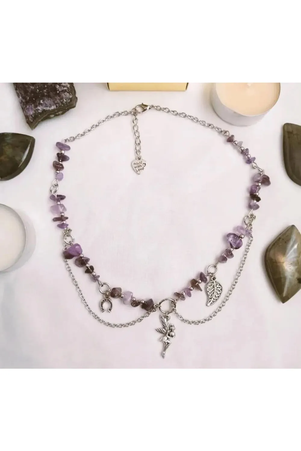 Grunge Fairy Gemstone Necklace