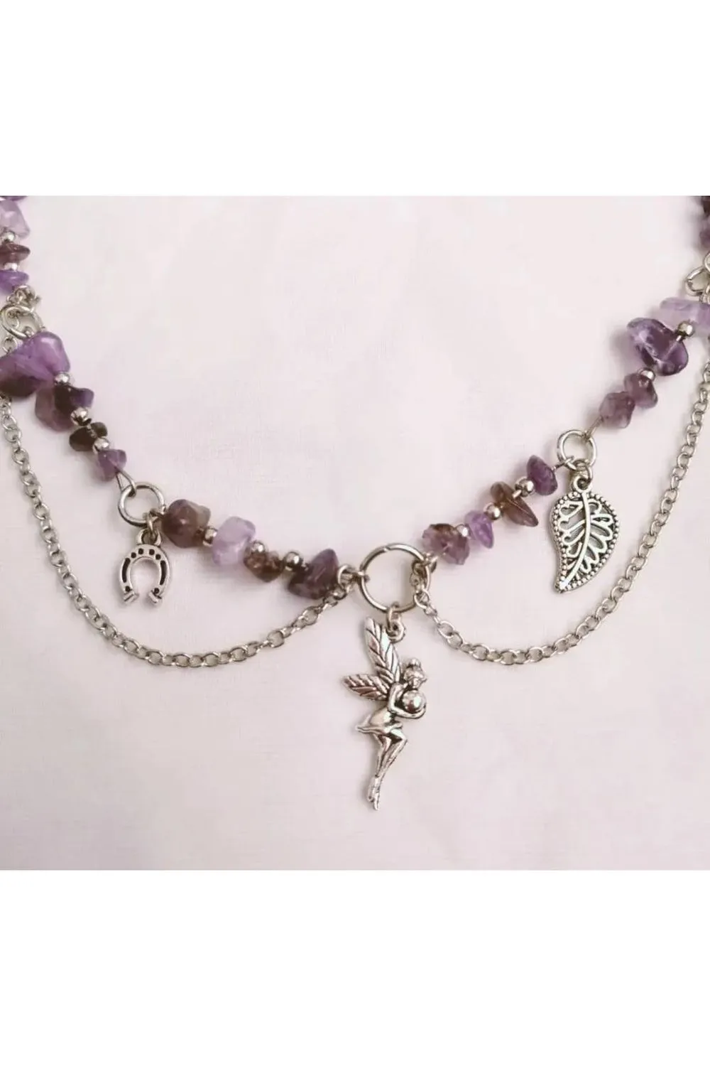 Grunge Fairy Gemstone Necklace