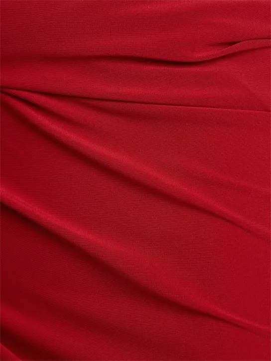 Jacquemus   La Mini Jupe Drapeado jersey skirt 