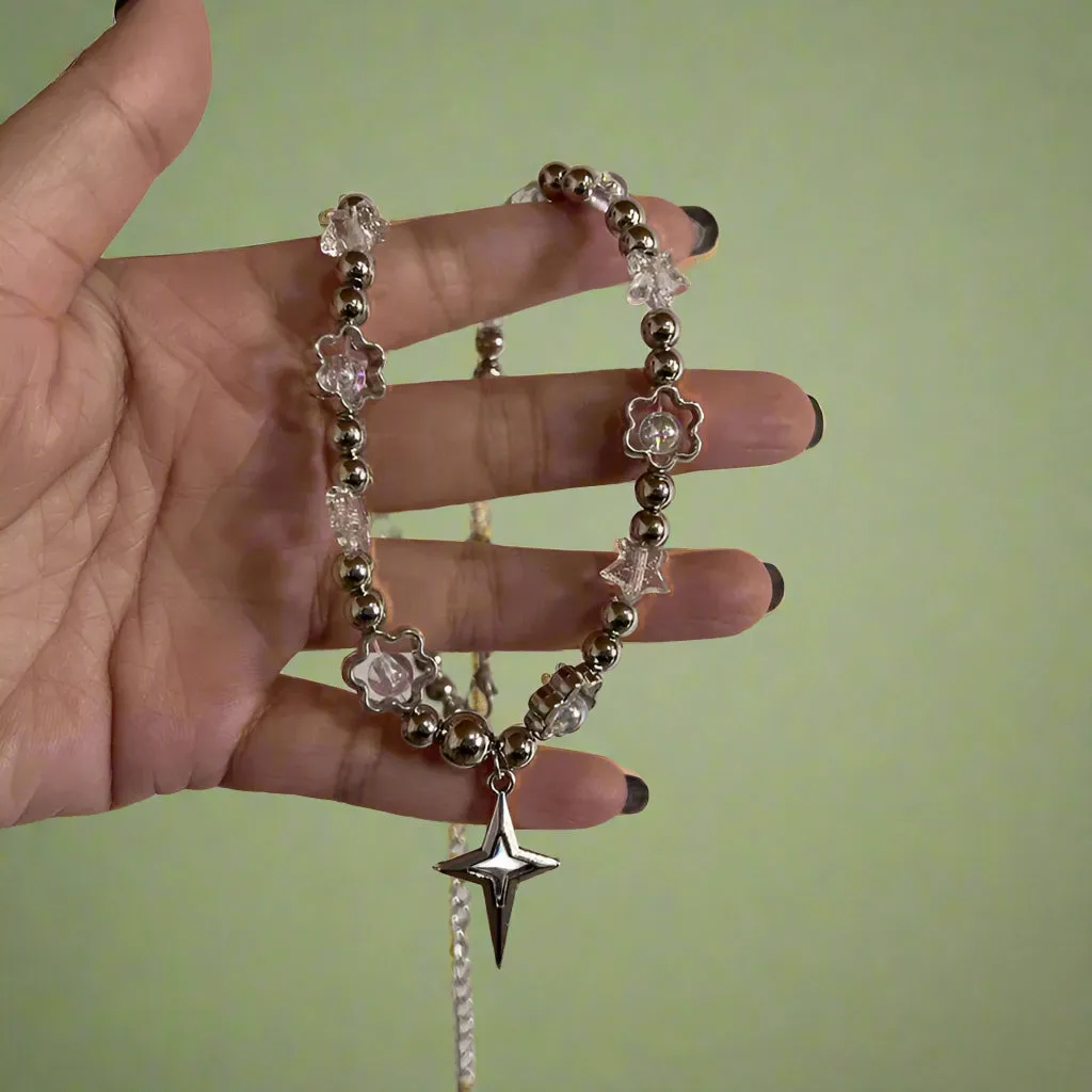 Starlight Glow Pearl Charm Necklaces