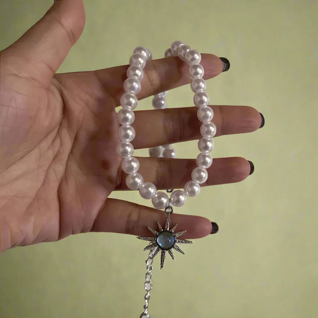 Starlight Glow Pearl Charm Necklaces