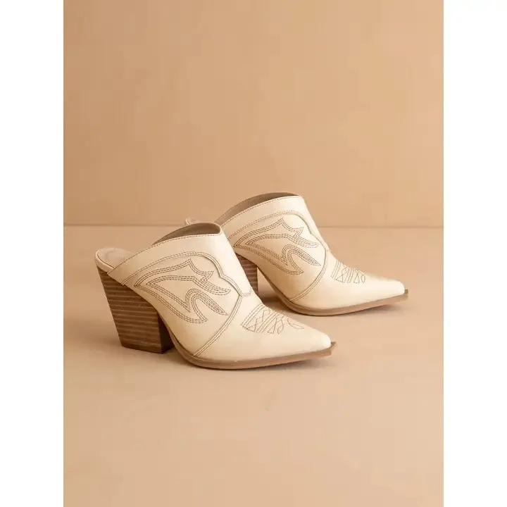 The Kiara Western Mule