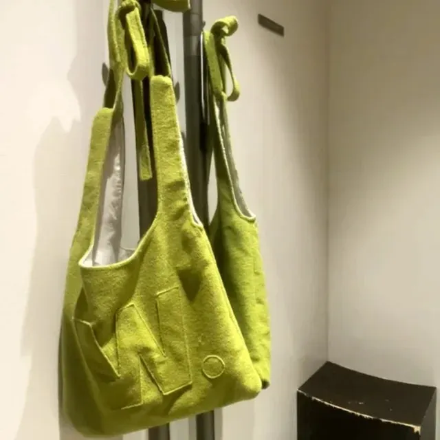 UAKISS  -  High-capacity Fashion Casual Grunge Crossbody Bag Vintage Simple Y2k Aesthetic Handbags Korean Women All Match Ins Shoulder Bags