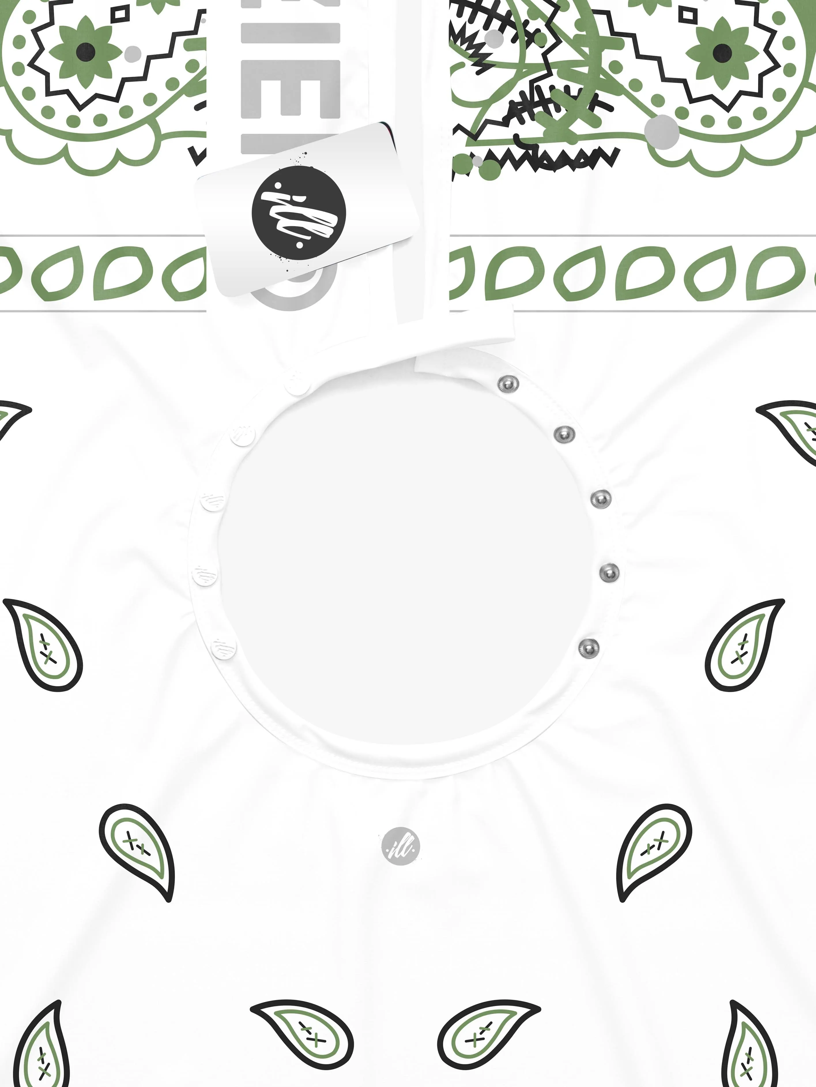 White Moss Bandana v2 PRO Cape