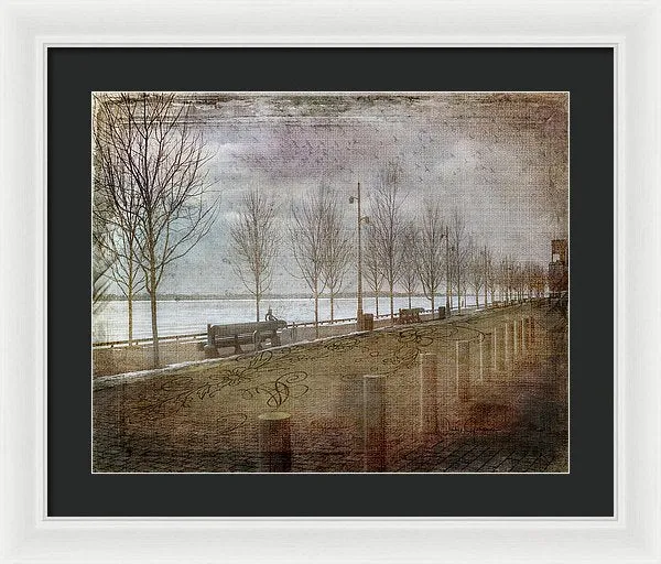 Winters Edge - Framed Print