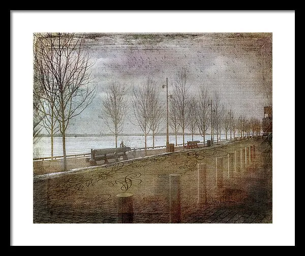Winters Edge - Framed Print