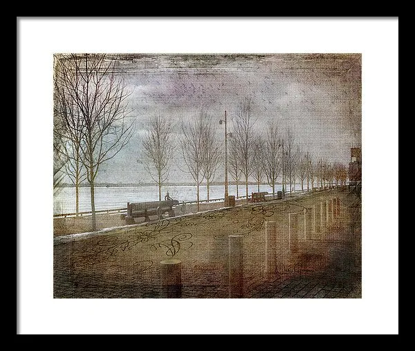 Winters Edge - Framed Print