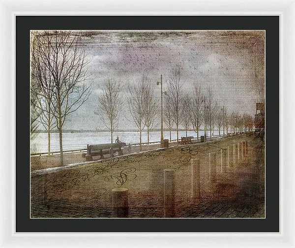 Winters Edge - Framed Print
