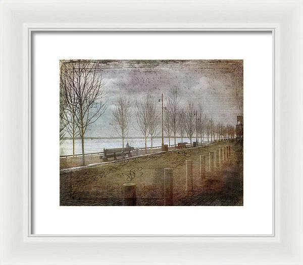 Winters Edge - Framed Print