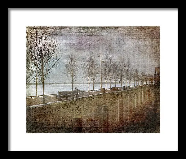 Winters Edge - Framed Print