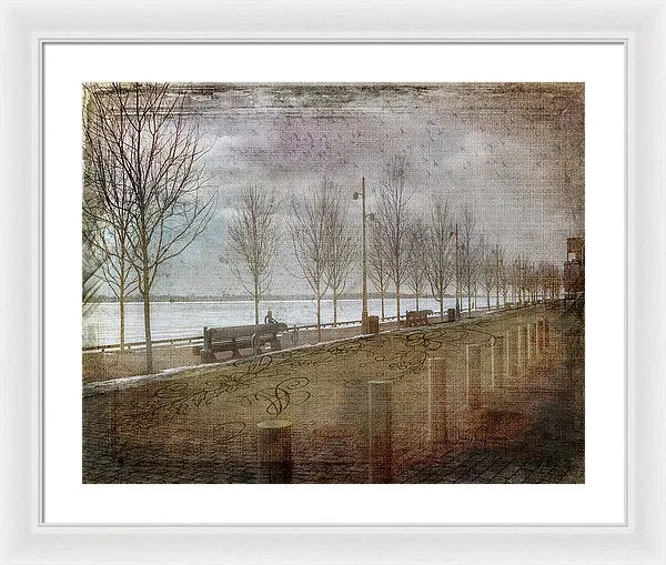 Winters Edge - Framed Print