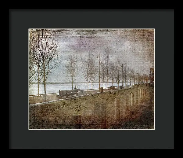 Winters Edge - Framed Print