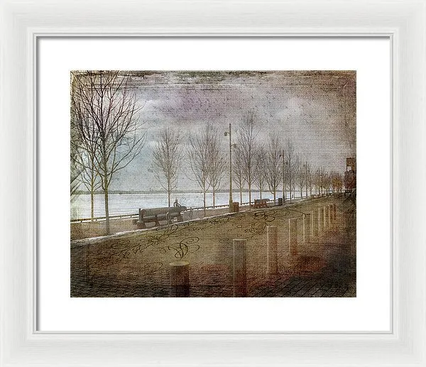 Winters Edge - Framed Print