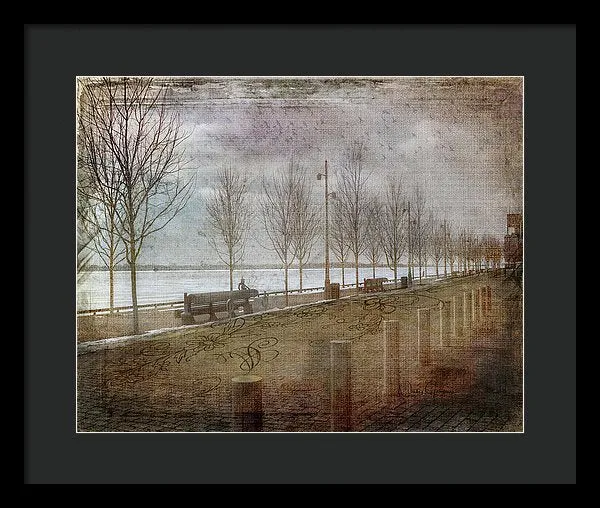 Winters Edge - Framed Print