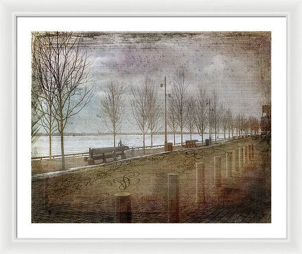 Winters Edge - Framed Print