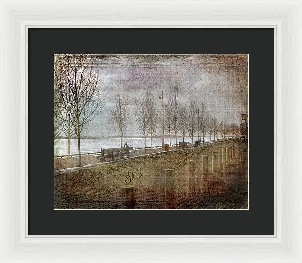 Winters Edge - Framed Print