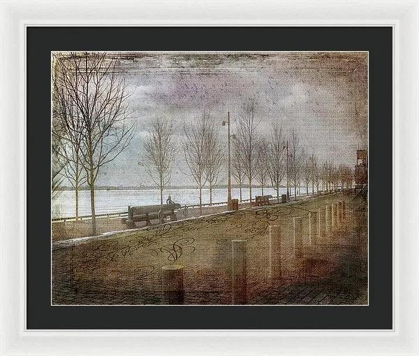 Winters Edge - Framed Print