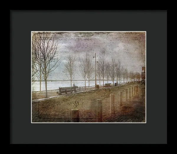 Winters Edge - Framed Print