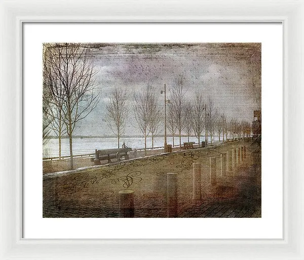 Winters Edge - Framed Print