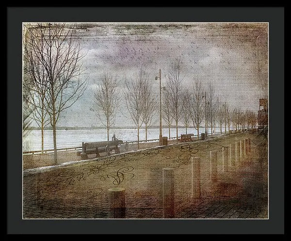 Winters Edge - Framed Print