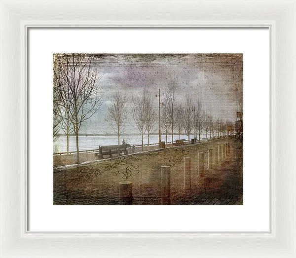 Winters Edge - Framed Print