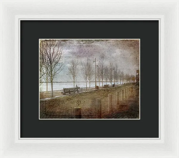 Winters Edge - Framed Print