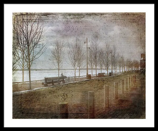 Winters Edge - Framed Print