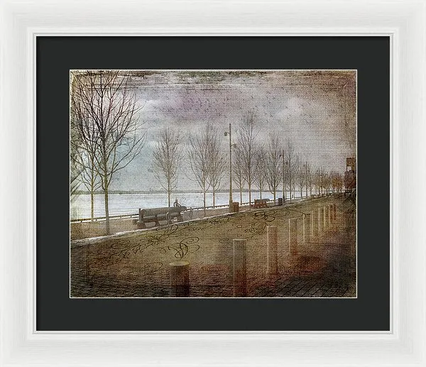 Winters Edge - Framed Print