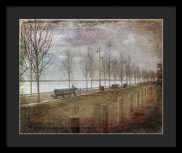 Winters Edge - Framed Print