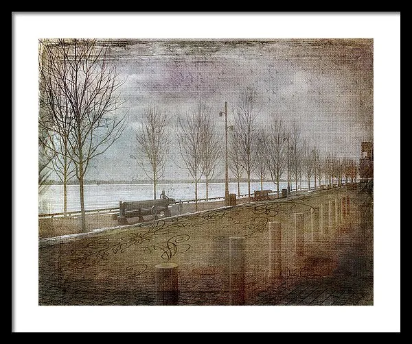 Winters Edge - Framed Print