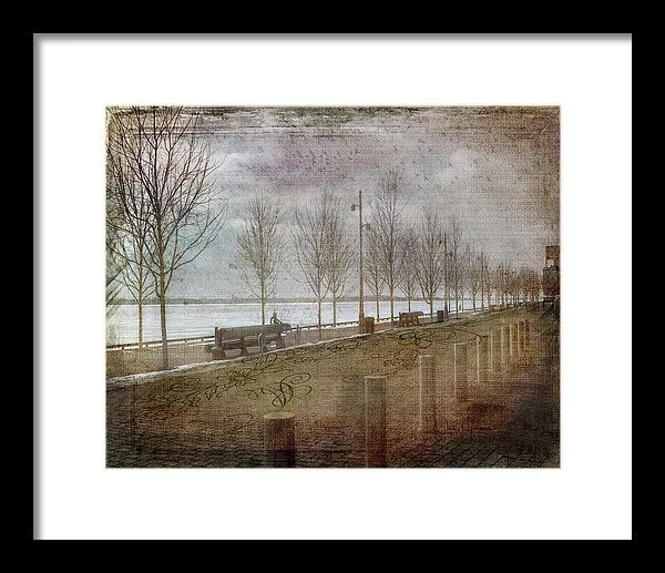 Winters Edge - Framed Print