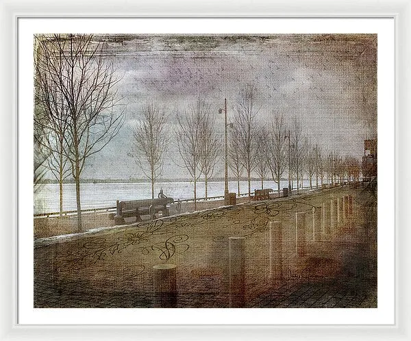 Winters Edge - Framed Print