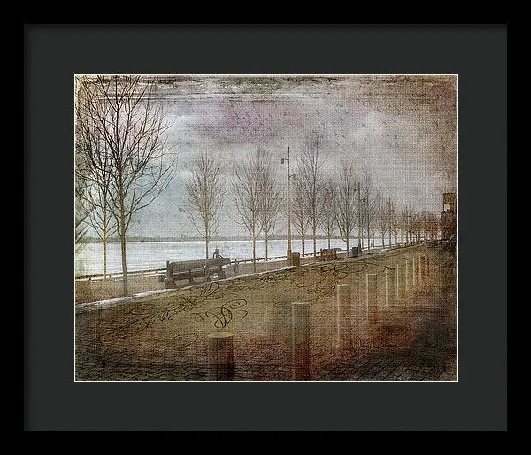 Winters Edge - Framed Print