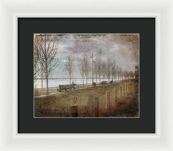 Winters Edge - Framed Print