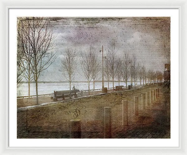 Winters Edge - Framed Print